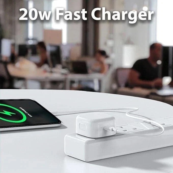 Top Choice 20W GaN PD USB-C Wall Charger Fast Plug For iPhone Samsung 3A MAX White - Image 6